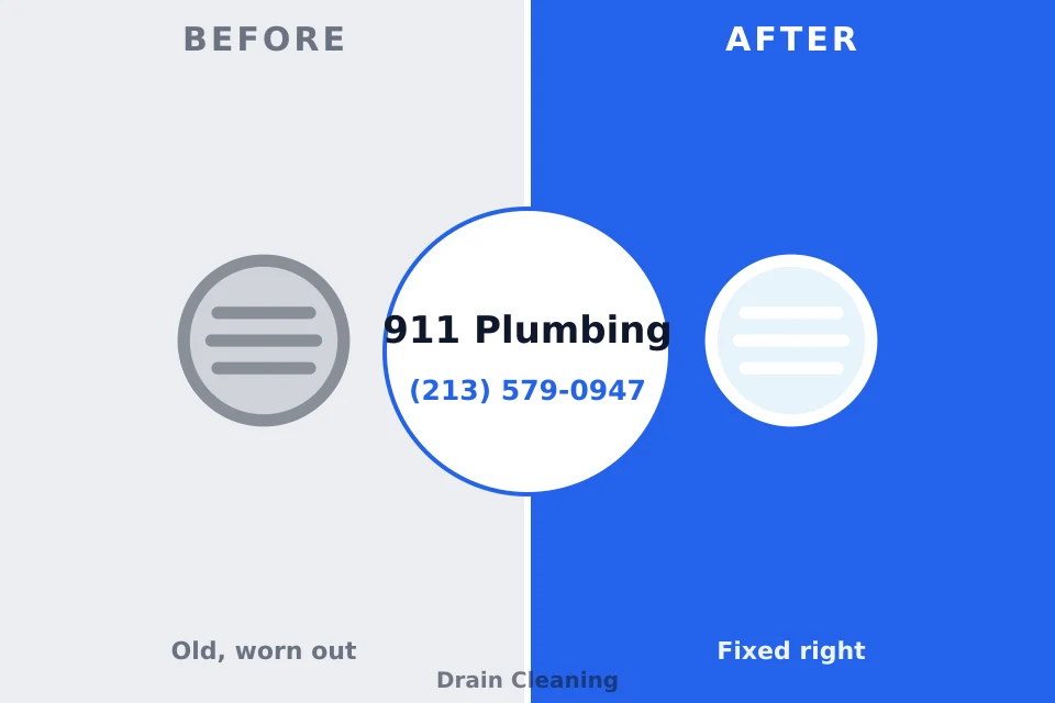 Before and after: plumbing company Plainview, NY